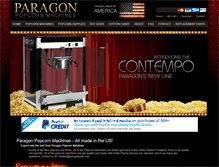 Tablet Screenshot of paragonpop.com